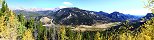 Cne alluvial dans le parc national de Rocky Mountain (Colorado, Etats-Unis)