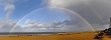 Rainbow on Grandcamp-Maisy Beach (Calvados, France)