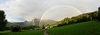 Rainbow in Vercland near Samons (Haute-Savoie, France)