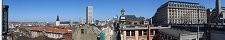 View from Marolles Lift in Brussels (Belgium)