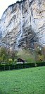 La cascade du Staubbach prs de Lauterbrunnen (Oberland bernois, Suisse)