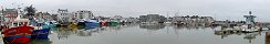Grandcamp-Maisy Harbor With All the Trawlers Present (Calvados, France)