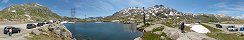Le col du Gothard et le lac San Carlo (Canton du Tessin, Suisse)