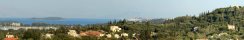 Vue depuis Gouvia (Ile de Corfou, Grce)