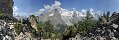 Courmayeur depuis le Mont Chtif (Massif du Mont Blanc, Italie)