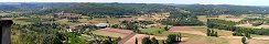 La valle de la Dordogne depuis Domme (Dordogne, France)