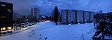 Ecublens par un soir d'hiver (Prs de Lausanne, Suisse)