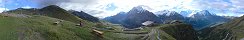 Vue depuis First au-dessus de Grindelwald (Oberland bernois, Suisse)