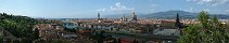 Florence depuis le belvdre Michelangelo (Toscane, Italie)