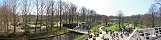 View from Keukenhof Gardens Windmill (Lisse, Netherlands)