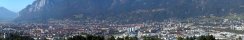 La ville d'Innsbruck (Tyrol, Autriche)