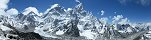 L'Everest et le Nuptse depuis le Kala Pattar (Khumbu, Npal)