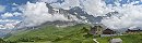 L'Eiger, le Mnch et la Jungfrau depuis la Petite Scheidegg (Oberland bernois, Suisse)