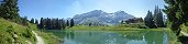 Au bord du lac Retaud prs des Diablerets (Canton de Vaud, Suisse)