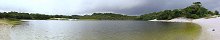 Le lac Abaet prs de Salvador (Bahia, Brsil)