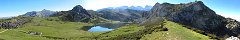 Le lac d'Ercina dans les pics d'Europe (Asturies, Espagne)
