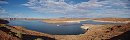 Le lac Powell depuis la route prs de Wahweap (Arizona, Etats-Unis)