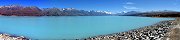 Le lac Pukaki, Alpes du sud (Canterbury, Nouvelle Zlande)