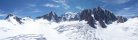 Le glacier du Gant et le Mont Blanc (Haute-Savoie, France)
