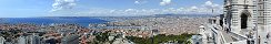Marseille depuis Notre-Dame de la Garde (Bouches du Rhne, France)