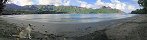 Cerbre veille sur la baie de Taiohae sur l'le de Nuku Hiva (Polynsie franaise)