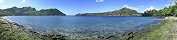 La baie d'Anaho sur l'le de Nuku Hiva (Polynsie franaise)