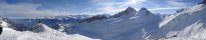 Ski  Tsantonnaire au-dessus d'Ovronnaz (Canton du Valais, Suisse)
