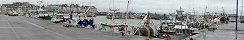 Grandcamp-Maisy Harbor on a Sunday (Calvados, France)