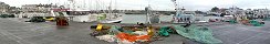 Grandcamp-Maisy Harbor on a Sunday (Calvados, France)