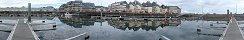 Le port de Grandcamp-Maisy vide avant son dvasage (Calvados, France)