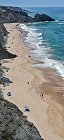 La plage de la Valle des Hommes prs de Rogil (Algarve, Portugal)