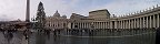 Saint Peter's Square in the Vatican City (Rome, Italy)