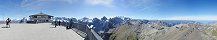 Vue depuis le sommet du Schilthorn (Oberland bernois, Suisse)