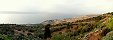 La mer de Galile depuis le Kibboutz Kfar Haruv (Hauts de Golan, Isral)