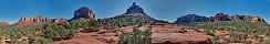 Bell Rock dans le parc d'tat de Red Rock (Prs de Sedona, Arizona, Etats-Unis)