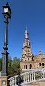 La tour nord de la place d'Espagne  Sville (Espagne)