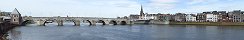 Le pont Sint Servaas sur la Meuse  Maastricht (Pays-Bas)