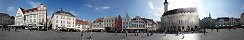La place de la vieille ville  Tallinn (Estonie)