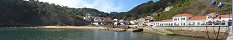 Le port et le village de Tazones (Asturies, Espagne)
