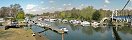 La Tamise  l'cluse de Teddington (Richmond-Upon-Thames, Angleterre)