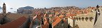 Les toits de la vieille ville de Dubrovnik (Croatie)