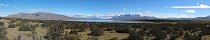 Premire vue du parc national de Torres del Paine (Chili)