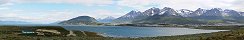 Vue depuis l'aroport d'Ushuaia (Patagonie, Argentine)