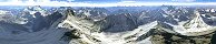 Vue depuis l'Everest vers le ct npalais (Chine, Npal) (Captures d'cran du simulateur de vol Microsoft)
