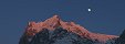Le Wetterhorn au crpuscule (Oberland bernois, Suisse)