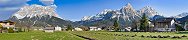La Zugspitze depuis Lermoos (Tyrol, Autriche)
