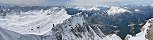 Sur la Zugspitze, la plus haute montagne d'Allemagne (Autriche / Allemagne)